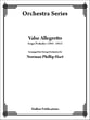 Valse Allegretto Orchestra sheet music cover